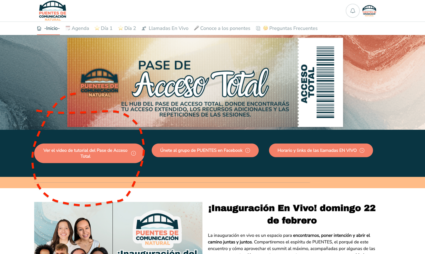 Pase de Acceso Total: Puentes de Comunicación Natural 2026