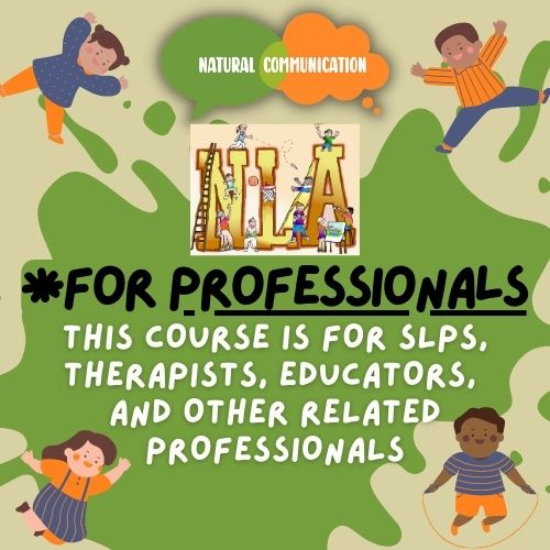 Professionals Supporting Gestalt Language Development