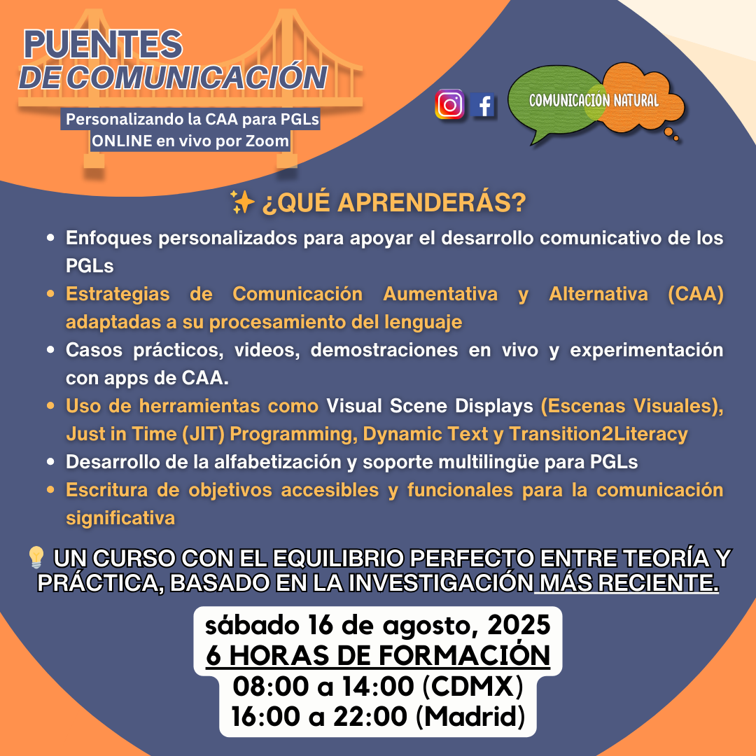Puentes de Comunicación: CAA para PGLs ONLINE